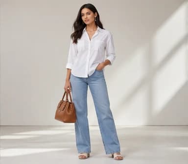 The classic white shirt