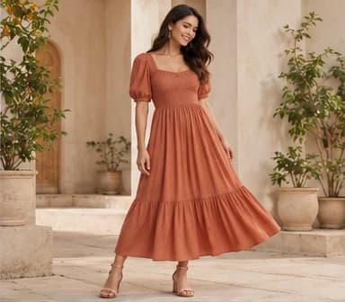 Terracotta dress