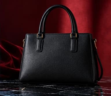 Black handbag