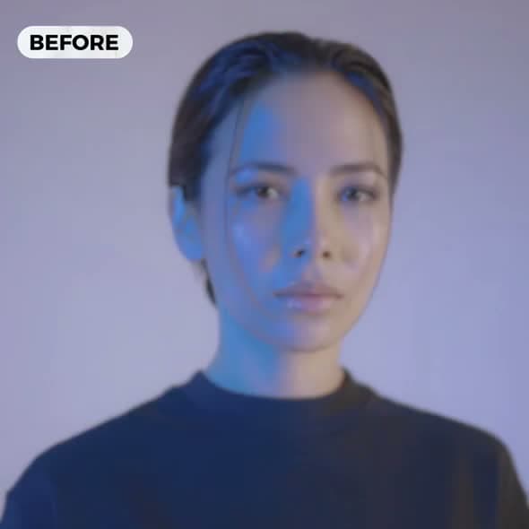 A shared product poster showing a portrait photograph used across Aragon tools.